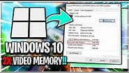How To Increase VRAM ✅ | Double Your Dedicated Video Memory 🔥| Boost FPS - 2023