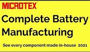 Microtex Battery Manufacturing Plant 2023