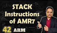 Stack Related Instructions in ARM7