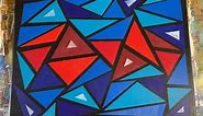 Making Abstract Geometric Art For Beginners | Art With Marc