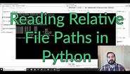 Reading Relative File Paths in Python