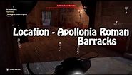Assassin's Creed Origins: Location - Apollonia Roman Barracks