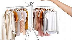 Tripod Clothes Drying Rack, Portable, Foldable and Space Saving,Collapsible Drying Rack for Laundry,Travel,Indoor,Outdoor. A Folding Clothing Rack for Both Travel and Daily Family Use.