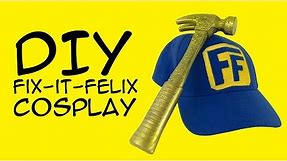 DIY Fix it Felix Costume Wreck it Ralph Cosplay: for Disney fans - A GeekyMcFangirl Tutorial