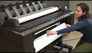 Loading Plotter Paper into HP DesignJet T930,T1530 and T2530 | Plotter Paper Available at HuntOf...