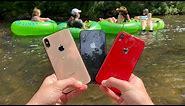 I Found 3 iPhone X's Underwater in the River at Waterpark! (Returned to Owners)