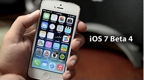 iOS 7 Beta 4 Update OTA & Quick Overview