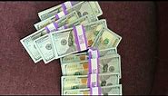 What $20,000 in $100 Dollar Bills looks like