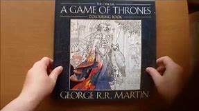 The Official Game Of Thrones Colouring Book by George R. R. Martin Flip through