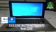 Asus Sonic Master Notebook PC Q200E How to install windows 10
