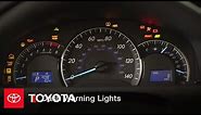 2014 Camry How-To: Dashboard Warning Lights | Toyota