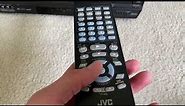 Working JVC VCR/DVD Combo Model HR-XVC26U - DVD Side