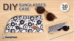 DIY Sunglasses Case | 선글라스 지퍼 파우치 | Easy Sewing Round Zipper Pouch tutorial [sewingtimes]