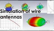 How to Simulate Wire Antennas using CST Microwave Studio (CST MWS)