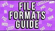 Image File Formats for Design Explained