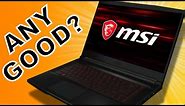 Are Budget Gaming Laptops TRASH? MSI GF63 i5, GTX1650 (2021 Model)