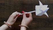 DIY - Paper Lotus Flower | How to make lotus flower