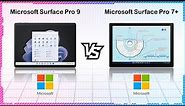 MICROSOFT SURFACE PRO 9 VS MICROSOFT SURFACE PRO 7+