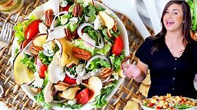 How To Make Fuji Apple Salad With Chicken | Panera Copycat Salad at Home!