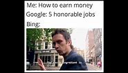 Google vs Bing Memes