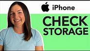 iPhone: How to Check the Storage on your iPhone or iPad