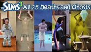 The Sims 3: All 25 Deaths and Ghosts (Base Game + Expansion Packs)
