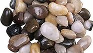 Small Pebbles for Plants, 5 LB Natural Smooth Colorful River Rocks Stones for Plant, Vase Fillers, Aquarium Gravel, Landscaping, DIY Craft Rocks and Outdoor Decorative Stones