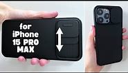 iPhone 15 Pro Max Case with Sliding Lens Cover from Humixx: Demo + Review