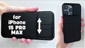 iPhone 15 Pro Max Case with Sliding Lens Cover from Humixx: Demo + Review