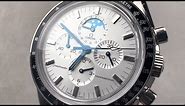 Omega Speedmaster Professional Moonwatch Moonphase white gold 3689.30.31 Omega Watch Review