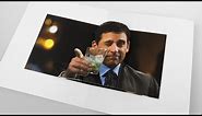 Here’s to you - Steve Carell meme Pop-up card