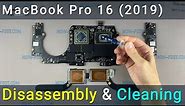 MacBook Pro 16 2019 Disassembly, fan cleaning and thermal paste replacement