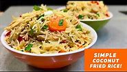 VERY SWEET NIGERIAN COCONUT FRIED RICE | COCONUT RICE RECIPE | DIARYOFAKITCHENLOVER