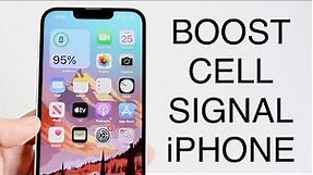 How To Boost Cell Signal On ANY iPhone! (2023)