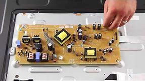 Sanyo 50" LED TV Repair - How To Replace All Boards for TV Repair Model FW50D36F
