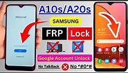 Samsung A10s/A20s FRP Bypass || Google Pattern Lock Unlock || Without Pc || Android 11,12 FRP Bypass