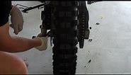 BMW F650GS Rear Wheel removal under 4 minutes