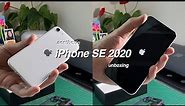 unboxing iPhone SE 2020 128GB 🤍 in 2023 + aesthetic