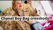 Chanel boy bag Can you wear it crossbody?! Chanel crossbody bags