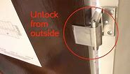 SPY HACK: Unlock Hotel Door Latch Lock (break in hotel room from outside)