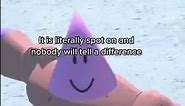 THE REAL PATRICK STAR ON #roblox