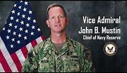 Message from VADM John B. Mustin - Chief of Navy Reserve
