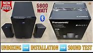 PANASONIC SC-HT250GW-K 2022 || 2.1Ch. Home Theater Speaker System Unboxing And Review || With Remote