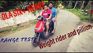 Ola S1X plus Range test with heavy weight rider and pillion || This test Disappoint me or not ??
