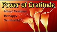 Power Of Gratitude: Attract Abundance & Miracles | Subliminal Meditation Isochronic Binaural