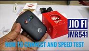 Reliance Jio Fi 3 JMR 541 : Unboxing, How To Connect, Speed Test Wifi Router & Personal Hotspot