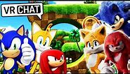 Team Movie Sonic MEETS Team Sonic in "VRChat"