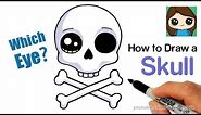 How to Draw a Skull and Cross Bones Easy