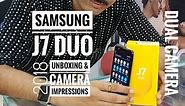 Samsung Galaxy J7 Duo Unboxing & camera impressions | Dual Camera ! [2018]