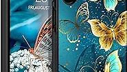 GUAGUA for Samsung Galaxy A15 4G/5G Case Glow in The Dark, Samsung A15 Phone Case, Cute Blue Butterfly Noctilucent Luminous Shockproof Protective Phone Case for Galaxy A15 6.5'' Women Men Gifts, Blue